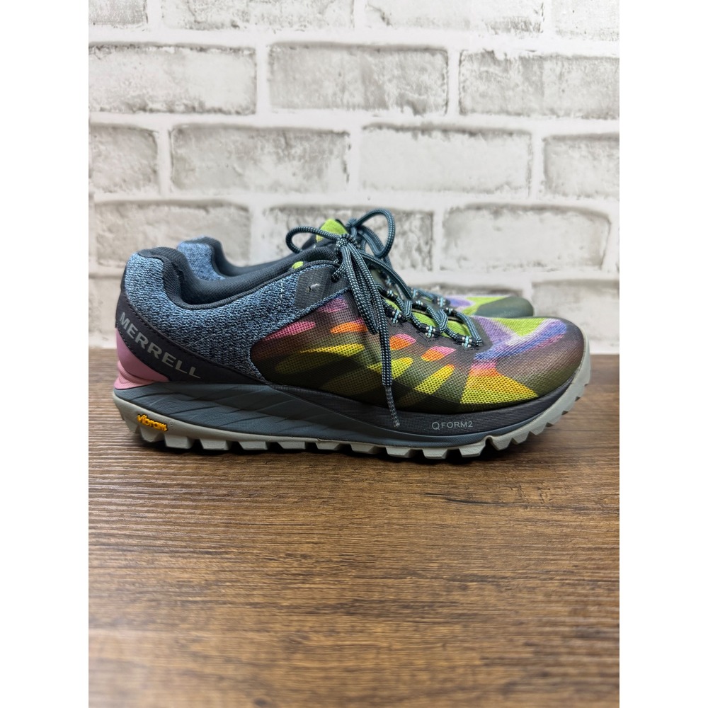 Merrell Antora 2 Rainbow Trail Running Shoes Womens 8 Multi Color J135430